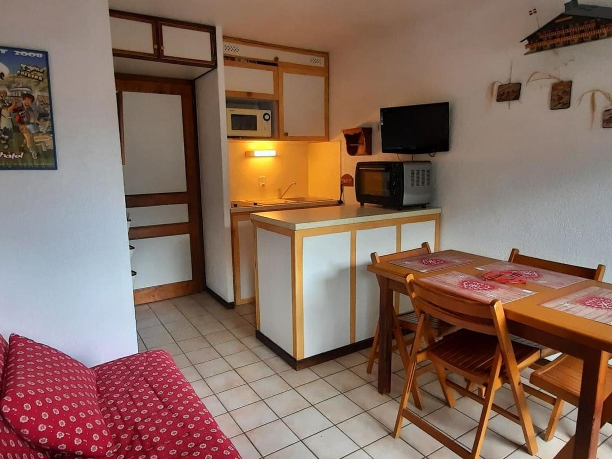 Charmant Studio 3 Pers. Avec Balcon, Proche Centre Et Remontees, Parking Inclus, Chatel - Fr-1-676-34公寓 外观 照片